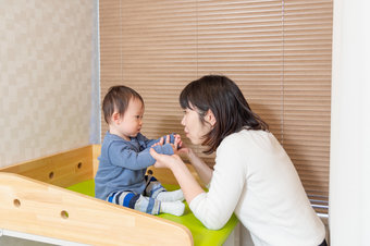 5.オムツ替えはもちろん、授乳もごゆっくりどうぞ